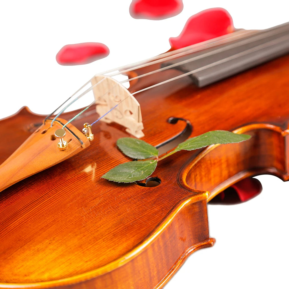 TONGLING Brand Professional Antique Natural Stripes Maple Master Hand-Craft Oil Varnishing Violino With Case Bow Violin 4/4