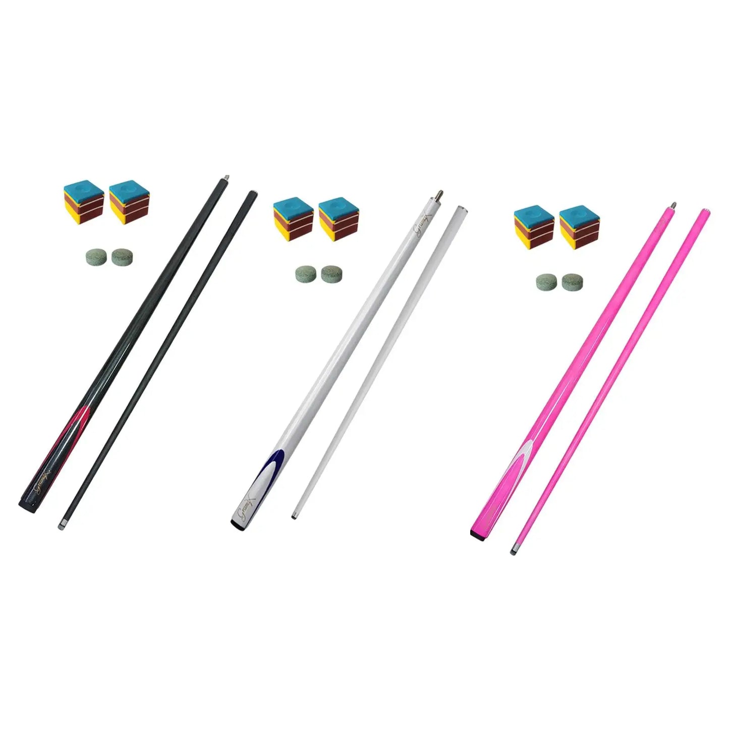 Pool Cue Stick Snooker Cue Carbon Fiber Two Section Portable Billiard Pool Stick Billiard Cue Stick for Men Women Competition