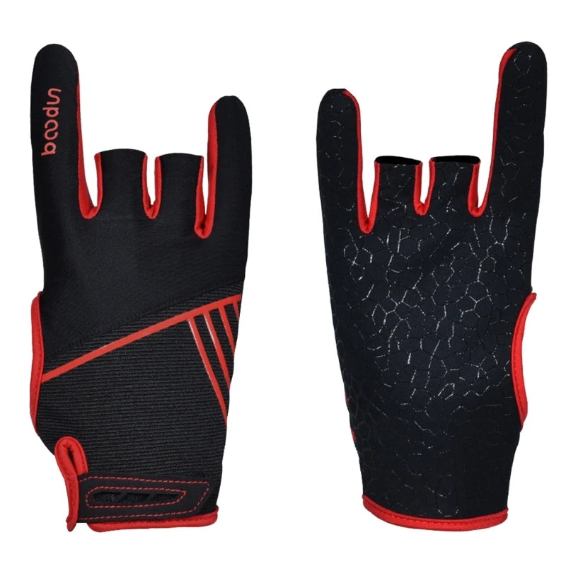 Left and Right Hand Bowling Gloves Non-Slip Bowling Gloves for Men and Women