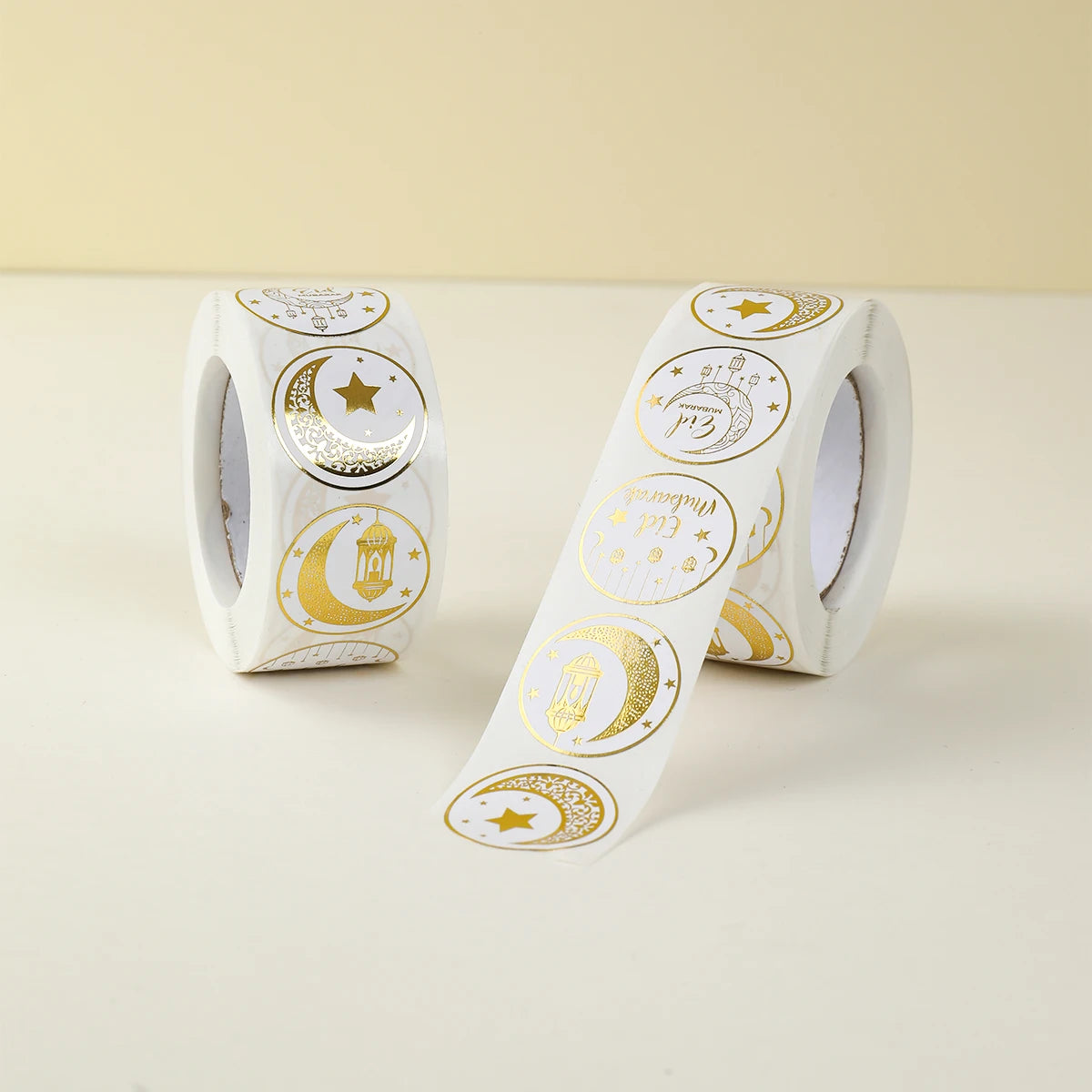 Eid Mubarak Packaging Sealing Sticker Candy Bag Gift Box Ramadan Decorations for Home EID Mubarak Muslim Islamic Eid Al-Fitr