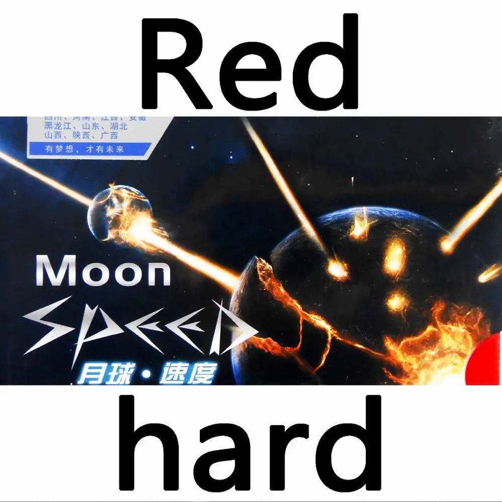 Yinhe Moon SPEED Max Tense No Factory Tuned Pips in Table Tennis Rubber With Sponge for Ping Pong Racket