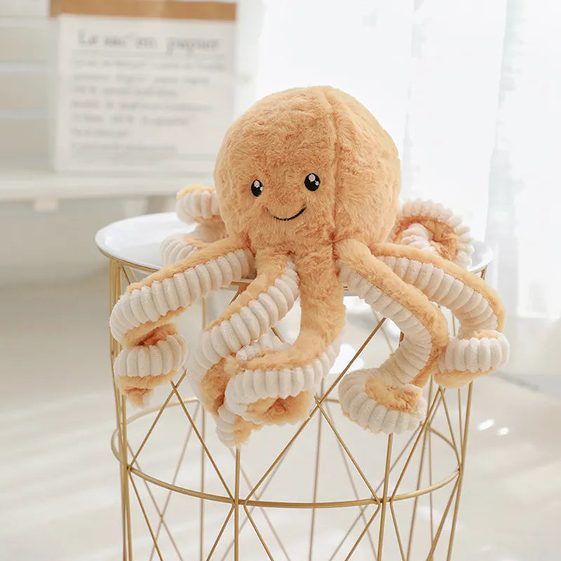 2022 1 Pcs Customized Size Octopus Stuffed Plush Toys for Baby Kids Birthday Christmas Children Kid Gifts Cute Tako Dolls