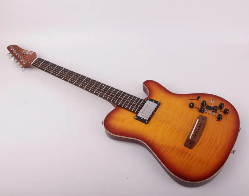 New Design Silent Electric Acoustic Guitar Portable Travel Built in Effect Electricas Electro Electrique Guitare Guiter Guitarra
