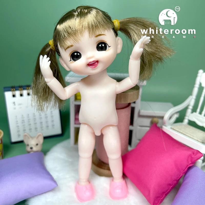 Doll for Girl Baby Doll Toys Children Kid Boy Toy PC Lover Holiday Gift Full Set Bjd 1/12 Mini Dolls Baby Clothes Dress Up