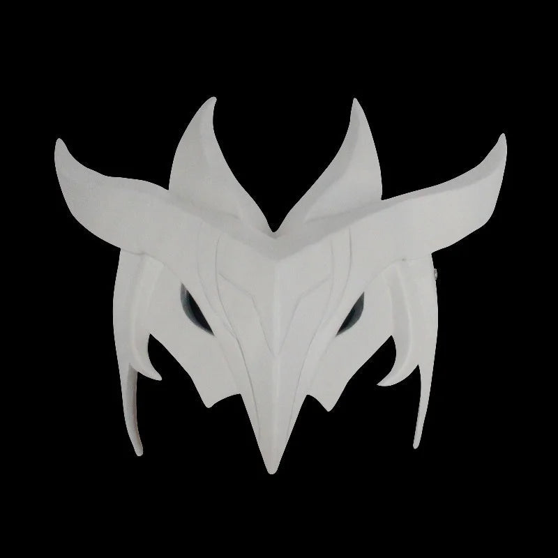 Game LOLS Heartsteel Yone Cosplay Props Mask Men Women Halloween Party Carnival Roleplay Accessories Resin Mask With LED Light