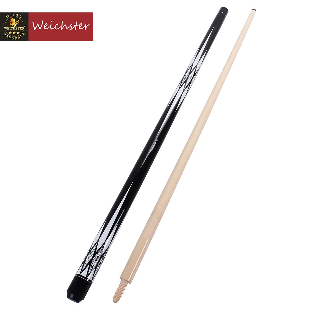 Weichster 3 Cushion Carom Billiard Pool Cue Stick Wooden Joint Cue With Glove