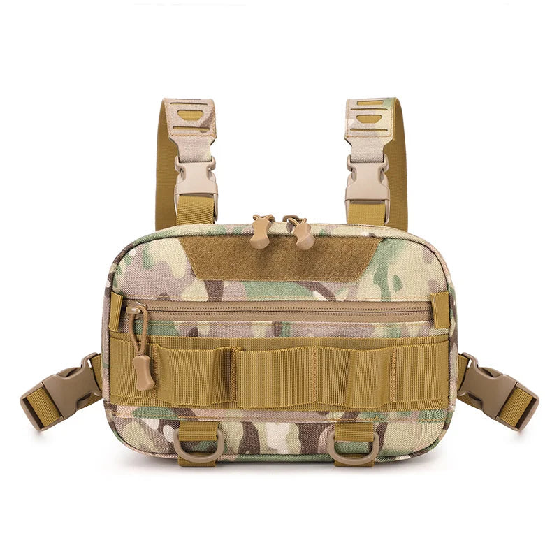 New Fishing Chest Bag Men Training Bags Waterproof Molle Nylon Climbing Camping Backpacks Outdoor Travel Vest Backpack Waist Bag