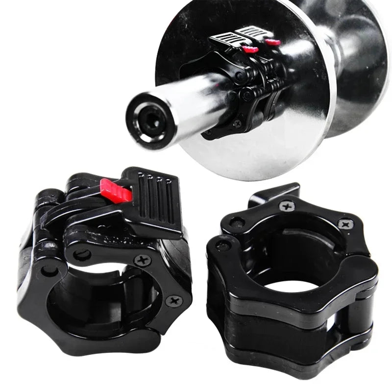 1pcs Spinlock Collars Barbell Collar Lock Dumbell Clips Clamp Weight Lifting Bar Gym Dumbbell Fitness Body Building 25/28/30mm