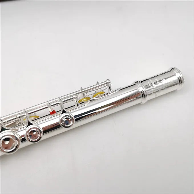 Top Japan Flute 212SL Professional Cupronickel C Key 16 Hole Flute Silver Plated Musical Instruments With Case and Accessories