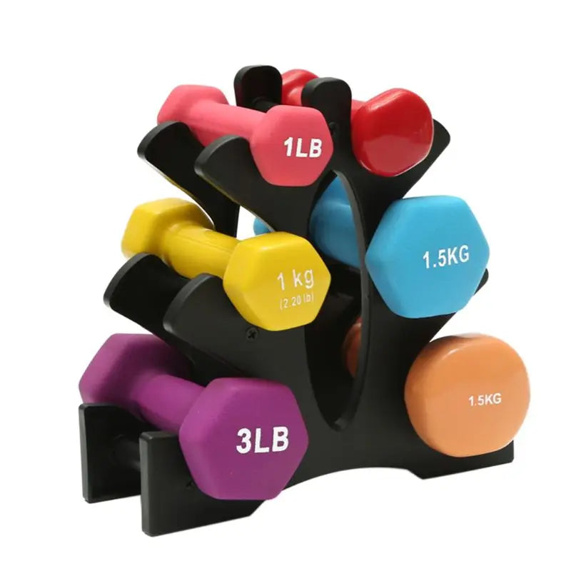 Dumbbell Rack Compact Dumbbell Bracket Free Weight Stand for Home Gym Exercise Weight Lifting Rack Floor Bracket