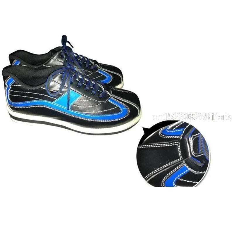 Large Size 38-46 Bowling Shoes Changable Sole Men With Skidproof Sole Sneakers Right Hand and Left Hand Both of Them Can Wear It