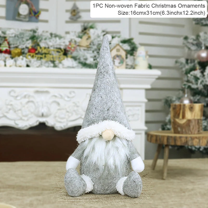 Christmas Faceless Gnome Christmas Ornaments Merry Christmas Decoration for Home Navidad Pendants Cristmas Gifts New Year 2023