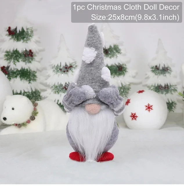 Christmas Faceless Gnome Christmas Ornaments Merry Christmas Decoration for Home Navidad Pendants Cristmas Gifts New Year 2023
