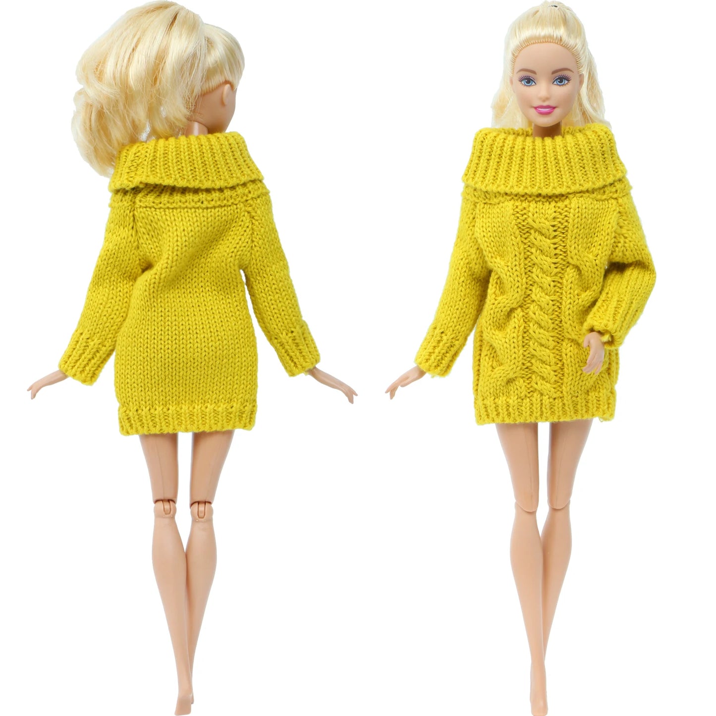 1 Pcs Handmade High Quality Doll Coat Dress Fur Clothes for Barbie Doll Winter Wear Leopard Outfit Doll Accessories Kids Toys