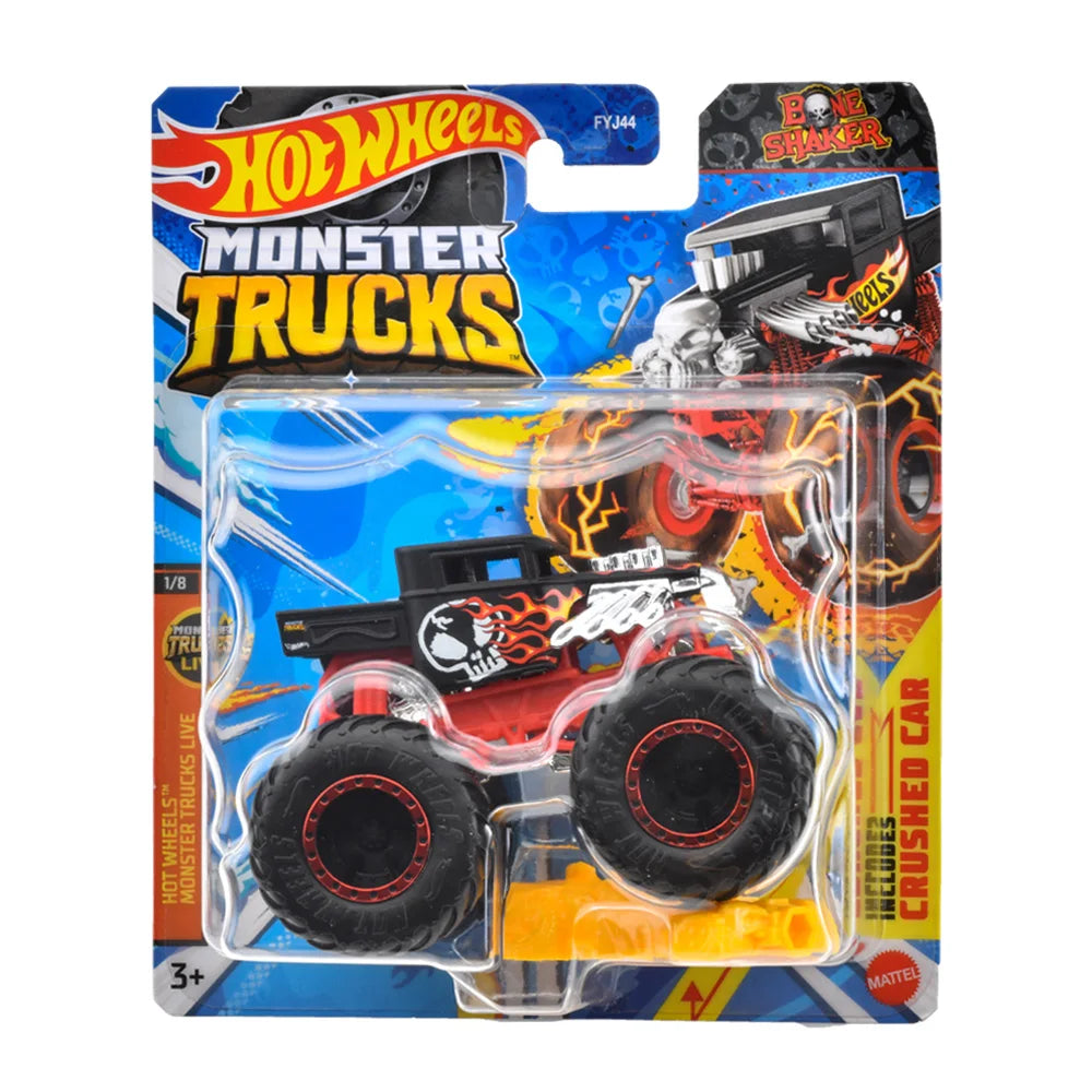 24-Fyj44-Hwc64 Hot Wheels 1:64 Tiger Shark Monster Trucks Diecast Alloy Car Model Toys