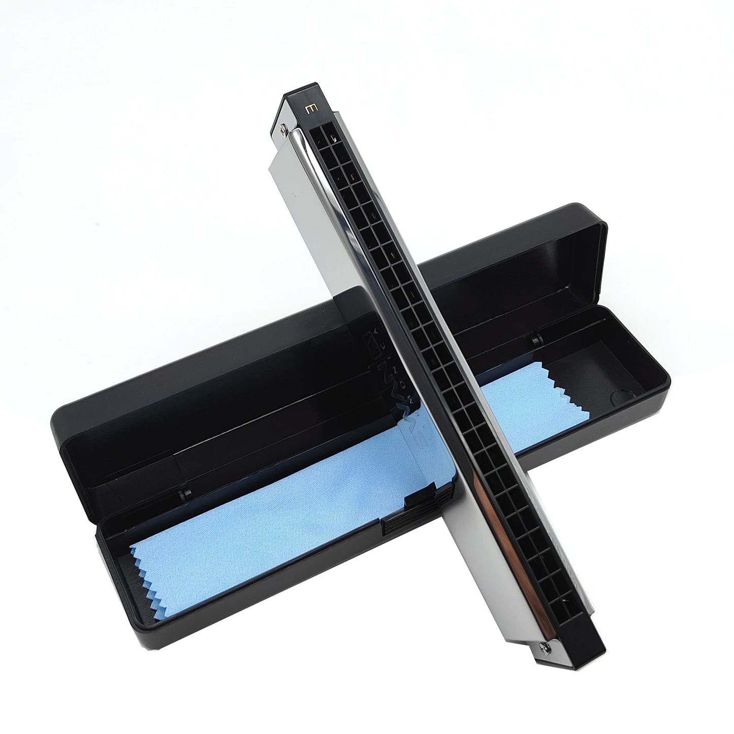 Swan Harmonica 24 Hole Polyphonic Harmonica C Key a/B/D/E/F/G/a #/C #/D #/F #/G # Professional Tremolo Harmonica for Beginners
