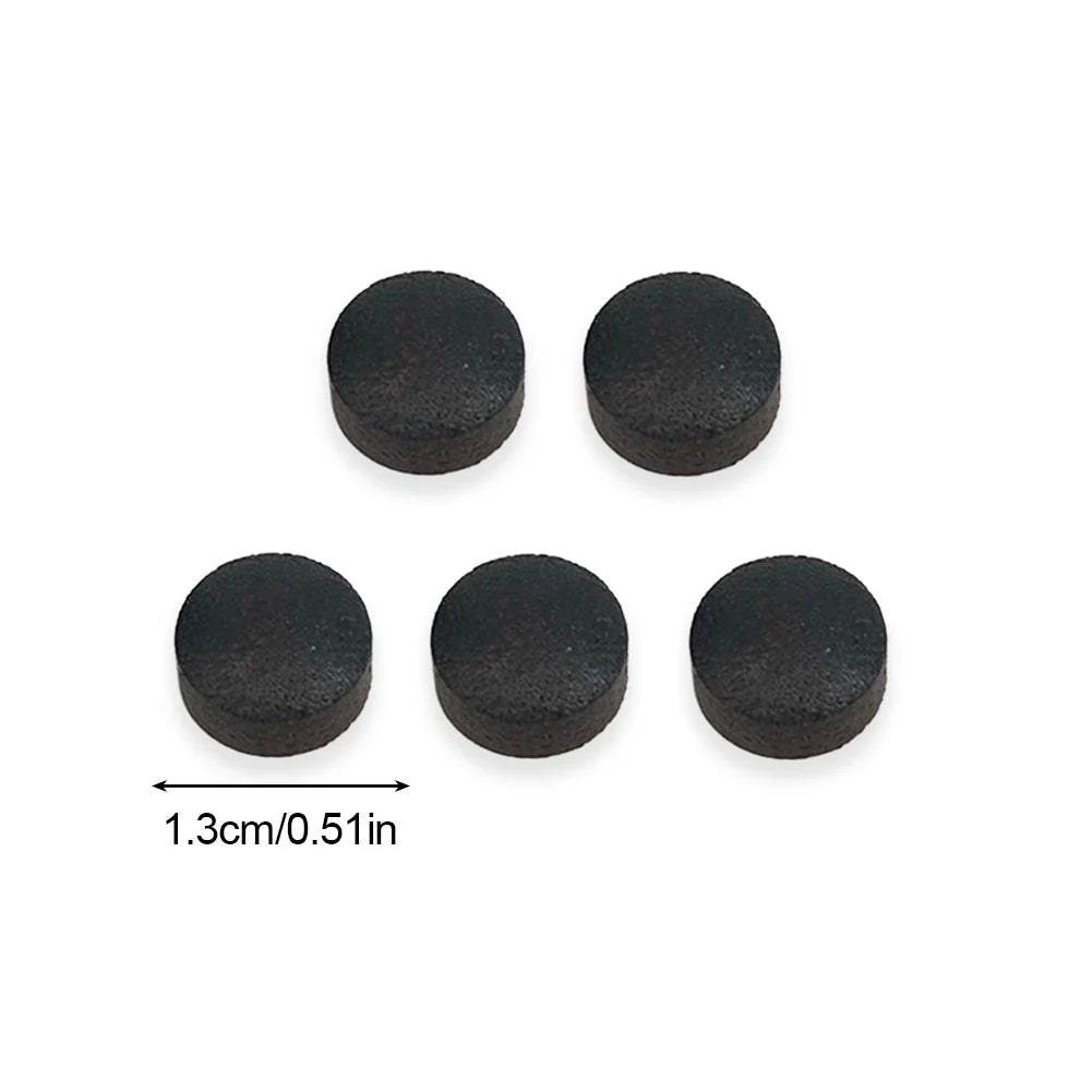 5Pcs 13mm High Hardness Cue Tips for Billiard Pool Cue Stick and Snooker Cue Parts
