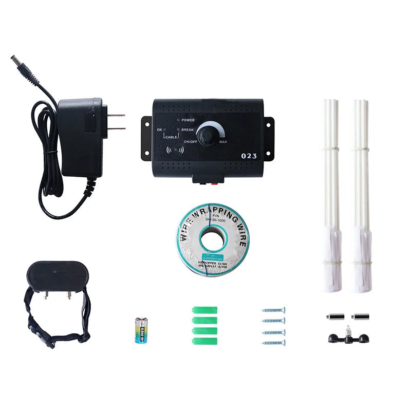 023 Safety Pet Dog Electric Fence With Waterproof Dog Electronic Training Collar Buried Electric Dog Fence Containment System
