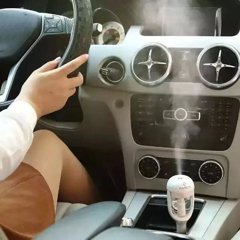 12V Car Air Freshener Car Humidifier Air Purifier Aroma Diffuser Essential Oil Diffuser Aromatherapy Mist Maker Fogger