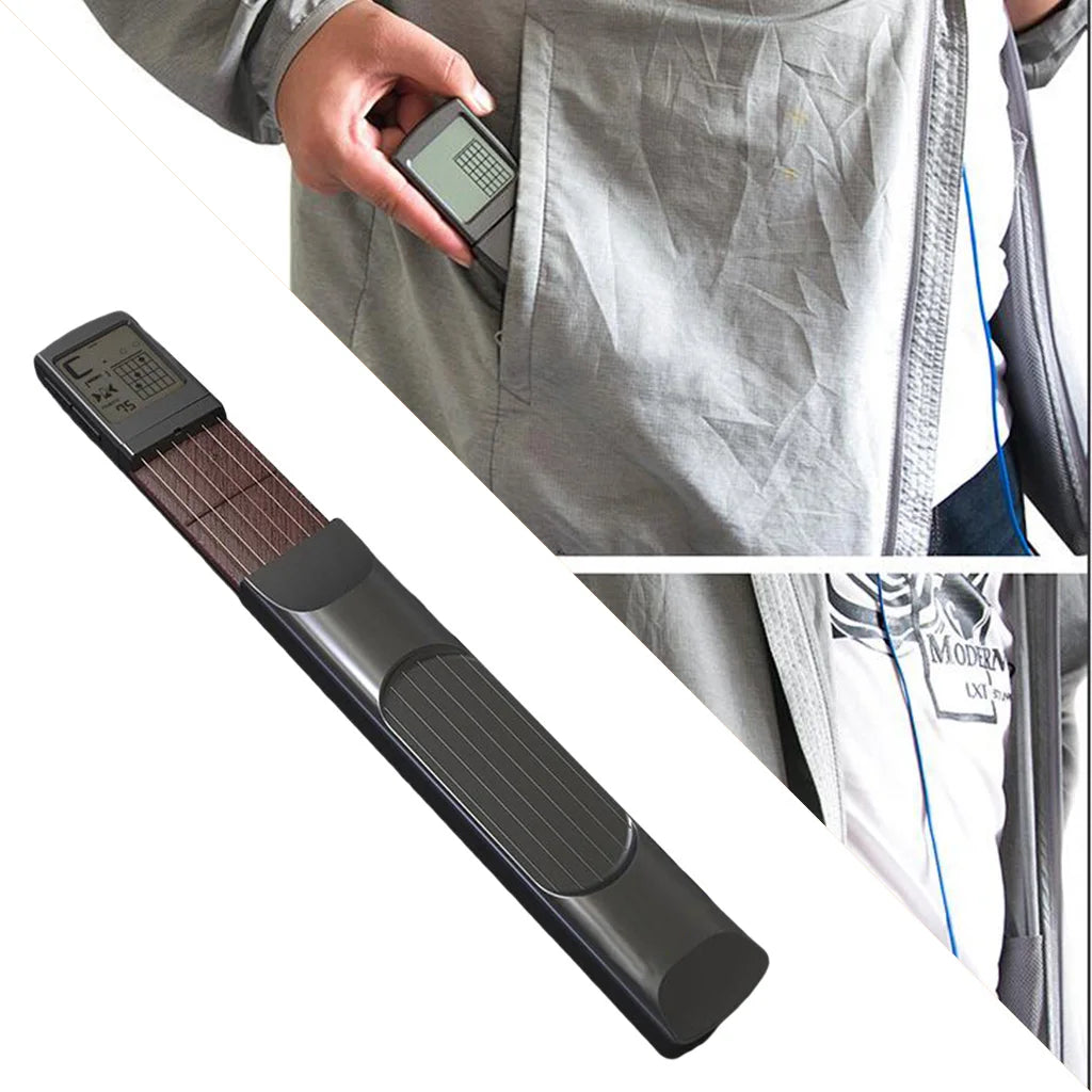 Mini Portable 6-Tone Pocket Guitar Trainer Practice for Beginner New