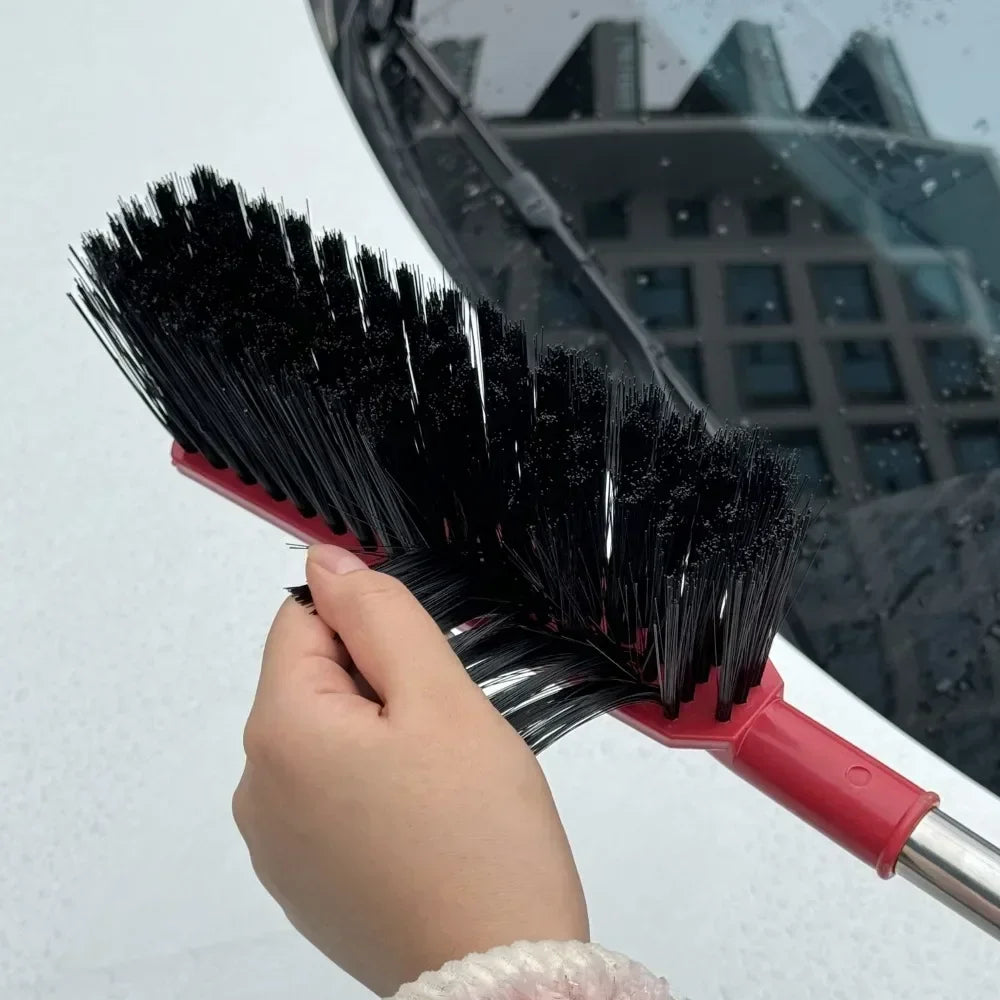 Car Snow Shovel 2-In-1 Multi Functional Removable Car Windshield Window Sweeping Snow Tools Defrosting Shovel De Icing Artifact