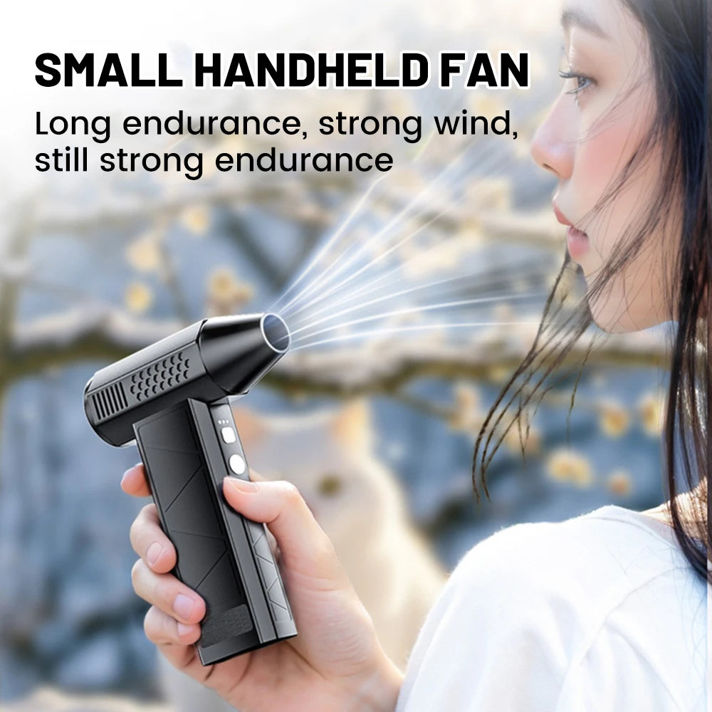 ST-8113 New Aluminum Alloy Violent Turbofan 180000RPM Electric Air Duster Handheld Violent Fan Car Wash Snow Removal Air Dryer