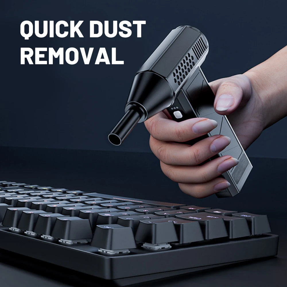 ST-8113 New Aluminum Alloy Violent Turbofan 180000RPM Electric Air Duster Handheld Violent Fan Car Wash Snow Removal Air Dryer