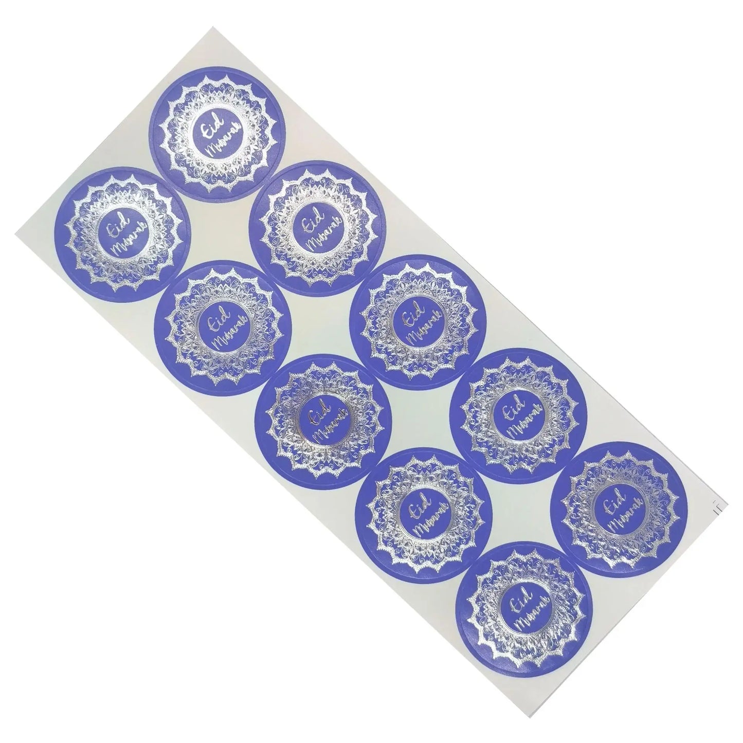 20Pcs Stickers Gold Silver Rose Gold Islamic Muslim Eid Mubarak Eid Gilding Sticker Ramadan Decoration 2023