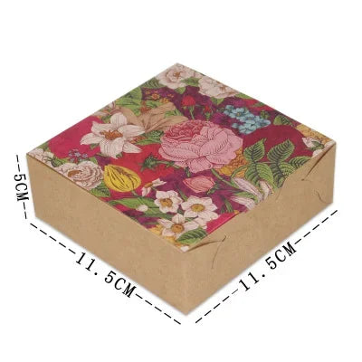 20pcs Gift Box Kraft Paperboard Box Cookie Packaging Box Macaron Box Diwali Gifts Boxes for Sweets Chocolate Box Packaging