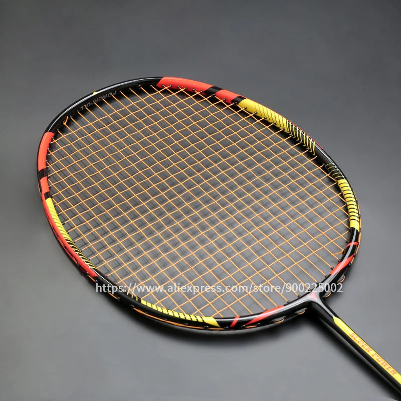 Ultralight 8U 65g Carbon Professional Badminton Racket Strings Strung Bag Multicolor Z Speed Force Raket Rqueta Padel 22-30lbs