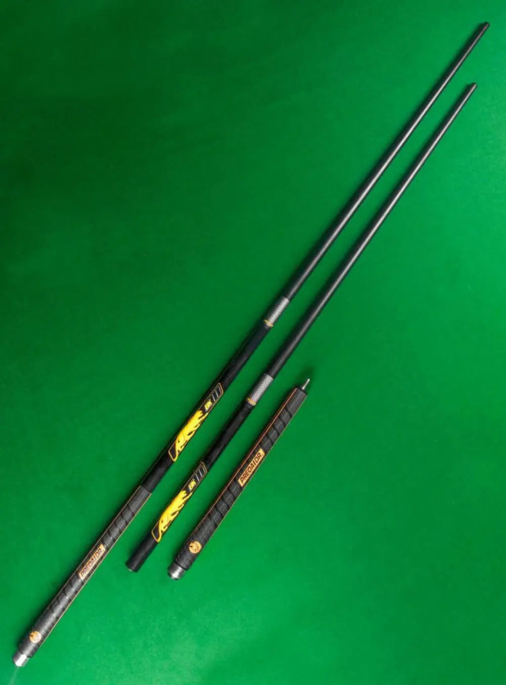2 in 1 PREOAIDR 58" Jump Break Kick-Off Punch Black Technology Billiard Pool Cue Stick 13mm