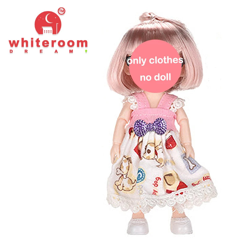Doll for Girl Baby Doll Toys Children Kid Boy Toy PC Lover Holiday Gift Full Set Bjd 1/12 Mini Dolls Baby Clothes Dress Up