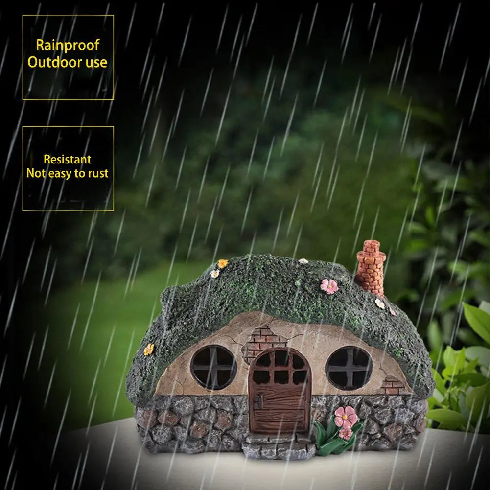 Gardening LED Solar Light Fairy House High Quality Anti-Corrosion Lawn Lamp for Outdoor Garden Decor