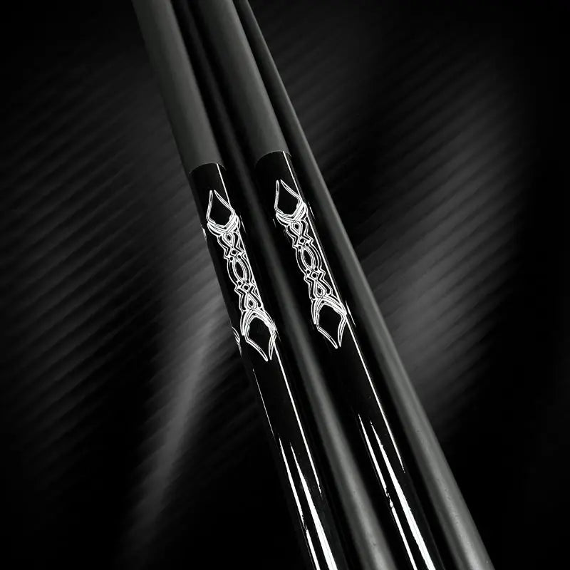 Professional Carbon Fiber Glass Composite Billiards Cue 13mm Tip Angry Pool Cue Stick for Pro Level Player