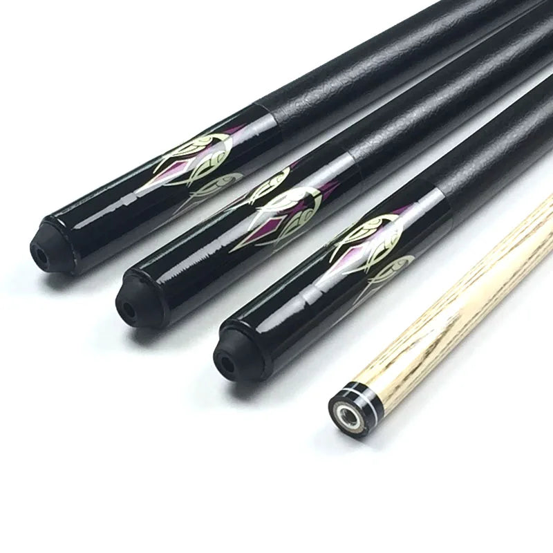 Xmlivet 9.5mm Chinese Snooker Cue Sticks Rubber Wood 1/2 Split Pool Billiards Cues Billiards Accessories