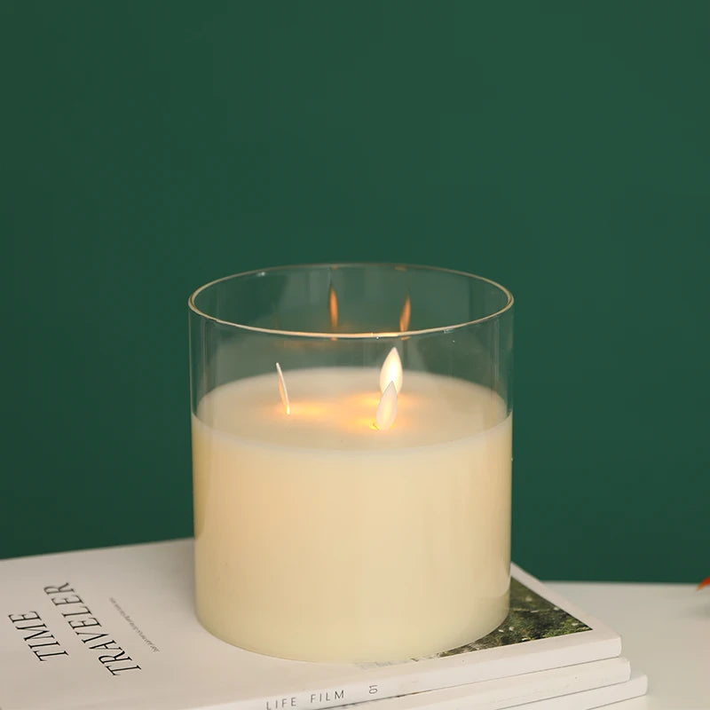 Flameless Flickering LED Candles Light Tealight Battery Powerd Candles Lamp Electronic Votive Led Lamp Halloween Home Decor