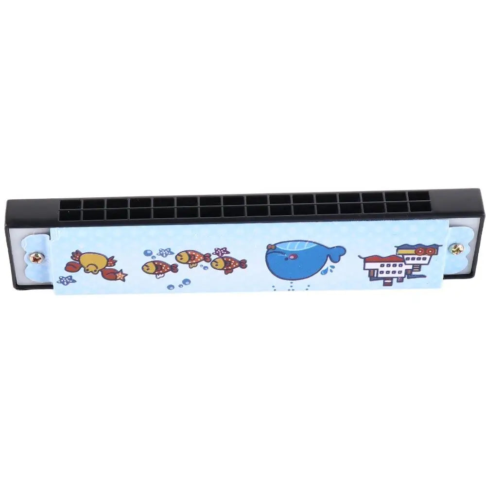 Metal Painted Harmonica 16 Holes Educational 16 Holes Harmonica Cute Montessori Mouth Organ Children Gift