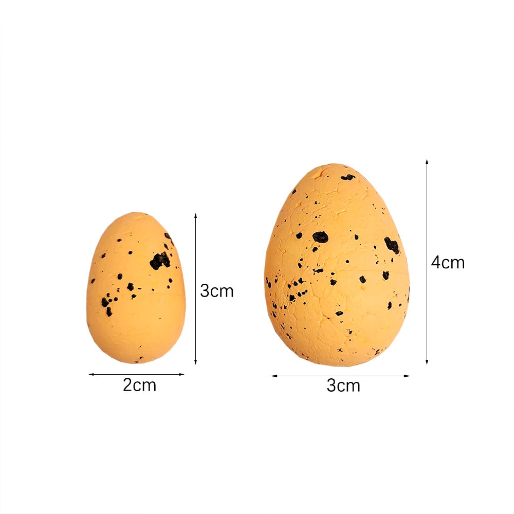 10-15Cm Easter Artificial Bird Nest Easter Eggs Natural Rattan Nest Eggs Storage Easter Decoration 2024 Kids Diy Craft Supplies