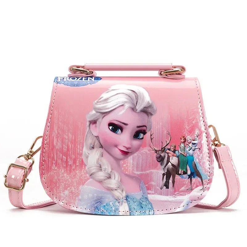 Disney Frozen Anime Figure Elsa Princess Child Shoulder Bag Girl Baby Lovely Handbag Cartoon Kid Fashion Shopping Messenger Bag