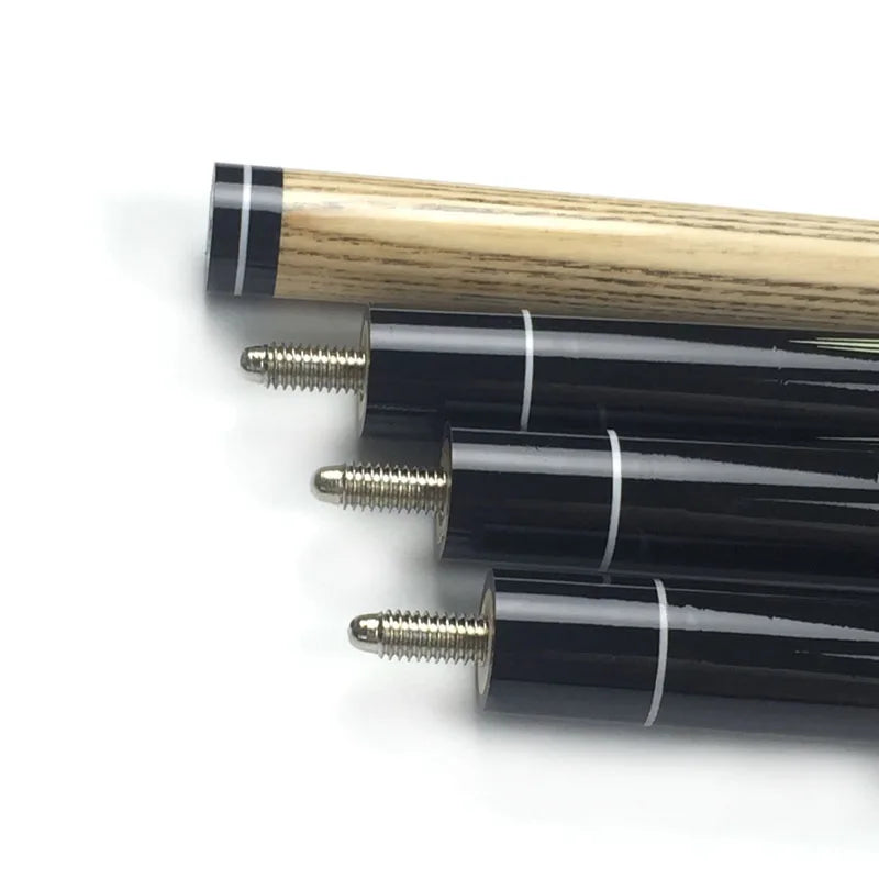 Xmlivet 9.5mm Chinese Snooker Cue Sticks Rubber Wood 1/2 Split Pool Billiards Cues Billiards Accessories