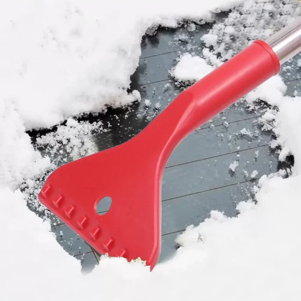 Car Snow Shovel 2-In-1 Multi Functional Removable Car Windshield Window Sweeping Snow Tools Defrosting Shovel De Icing Artifact