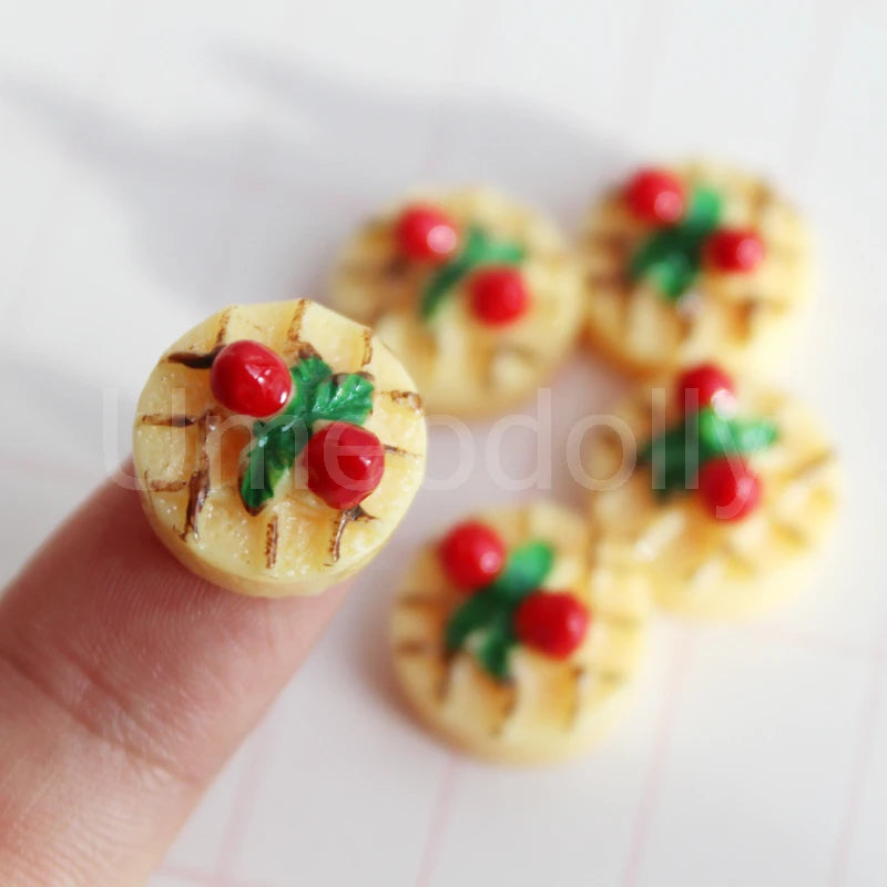 1/6 Scale Dollhouse Miniature Cake Bread DIY Dessert Mini Food for Barbies BJD Doll House Kitchen Furniture Accessories