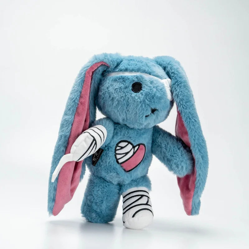 30cm Dreadfuls Non Binary Rabbit Plush Toy Pillow Horror Goth Bunny Stuffed Soft Animal Doll Home Decor Peluches Pillow Kid Gift