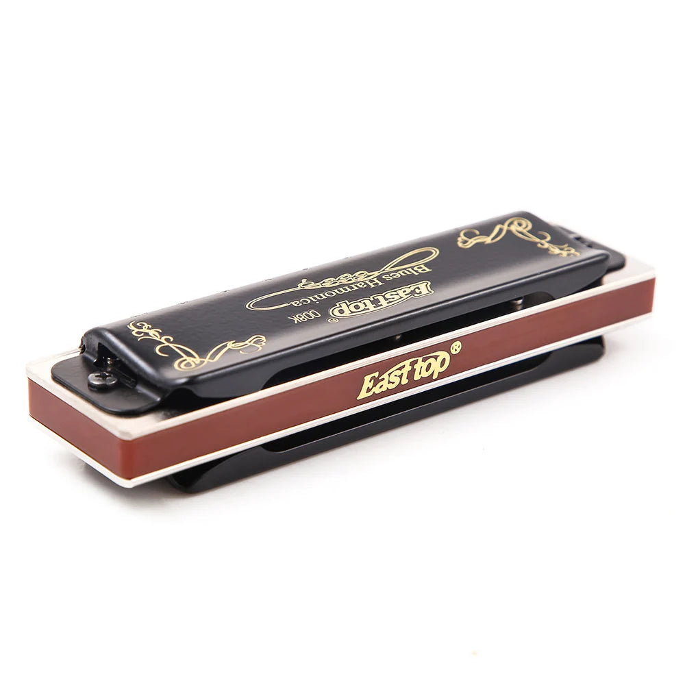 East Top Harmonica Diatonic Blues Harmonica Key of Paddy C 10 Holes 20 Tones 008K Blues Harp for Adults Professionals Students
