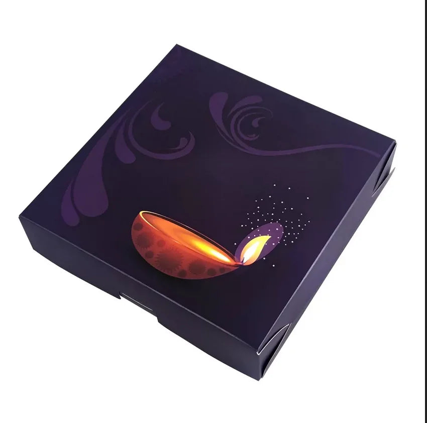 Modern Diwali Indian Sweet Chocolate Candy Packaging Gift Boxes Design for Sweets