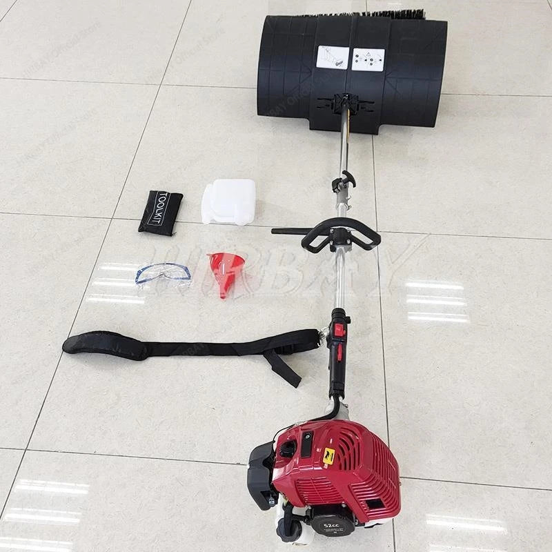 Snow Plow 2 Stroke Gasoline Snow Removal Equipment With Backpack Villa Football Lawn Grass Brushing Machine Garden Accessories