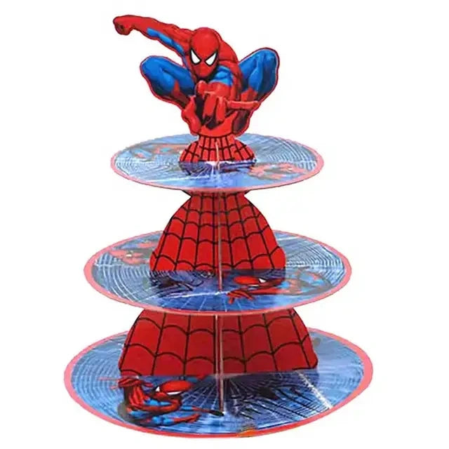 1set the Avengers Birthday Party Cake Topper Super Hero Spiderman Hulk Iron Man Cake Decoration for Kids Birthday Party Supplies