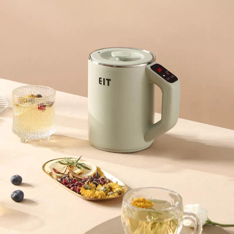 800ml Smart Electric Kettle Multifunctional Health Pot Portable Thermo Pot Teapot Electric Stewing Soup Cup Boiling Cup 220V