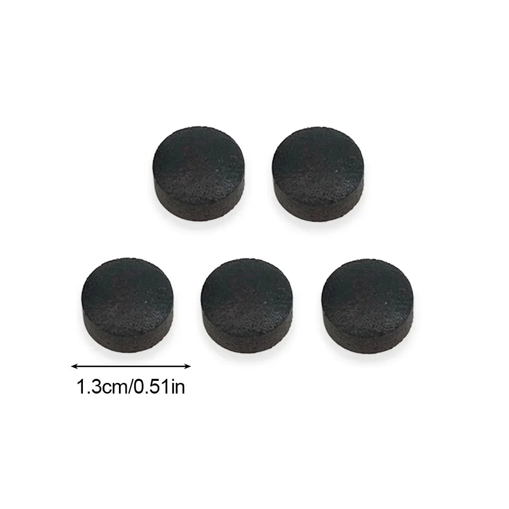 5Pcs 13mm High Hardness Cue Tips for Billiard Pool Cue Stick and Snooker Cue Parts