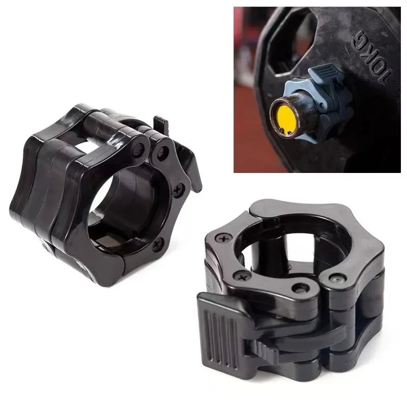 1pcs Spinlock Collars Barbell Collar Lock Dumbell Clips Clamp Weight Lifting Bar Gym Dumbbell Fitness Body Building 25/28/30mm